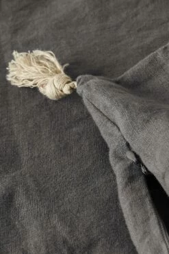 Textilier Ellos Home Kuddfodral Candice Tassel I Tvättat Lin 50x50 Cm