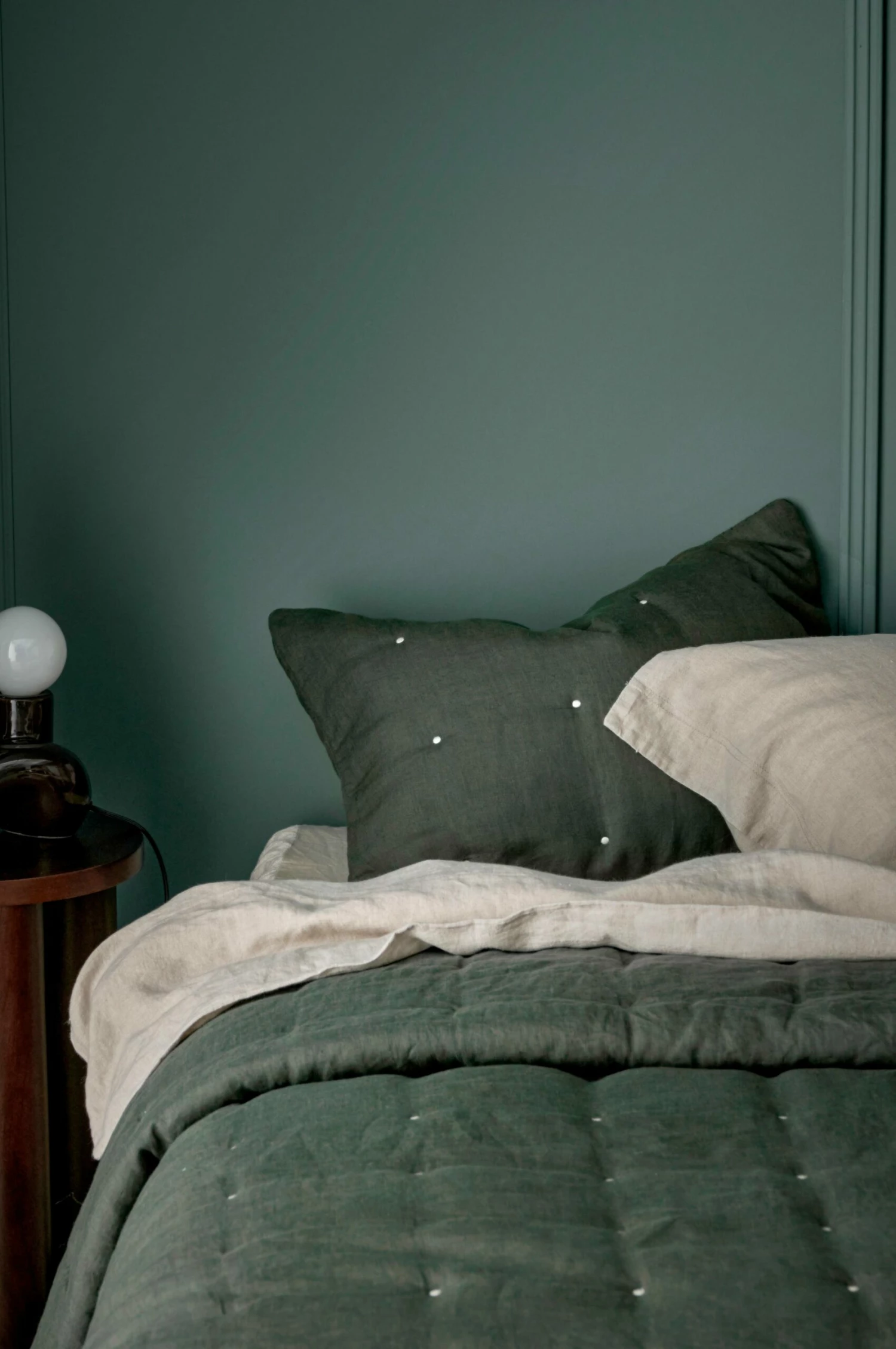 Textilier Ellos Home Kuddfodral Candice Dot Embroidery I Tvättat Lin 3 Textilier Ellos Home Kuddfodral Candice Dot Embroidery I Tvättat Lin