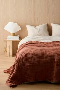 Textilier Ellos Home Överkast Linnea I Tvättat Lin