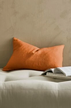 Textilier Ellos Home Kuddfodral Candice Zip I Tvättat Lin 40x60 Cm