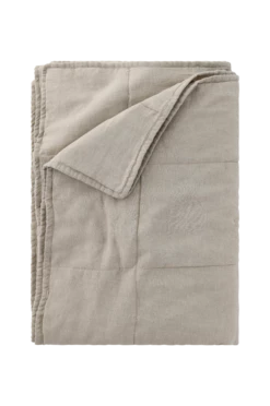 Textilier Ellos Home Överkast Candice Square I Tvättat Lin