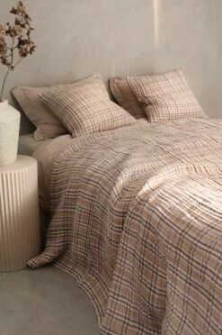 Textilier Ellos Home Överkast Flora Small Check