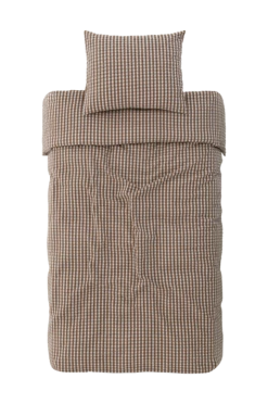 Textilier Ellos Home Påslakanset Nell Check I Bäckebölja, 2 Eller 3 Delar