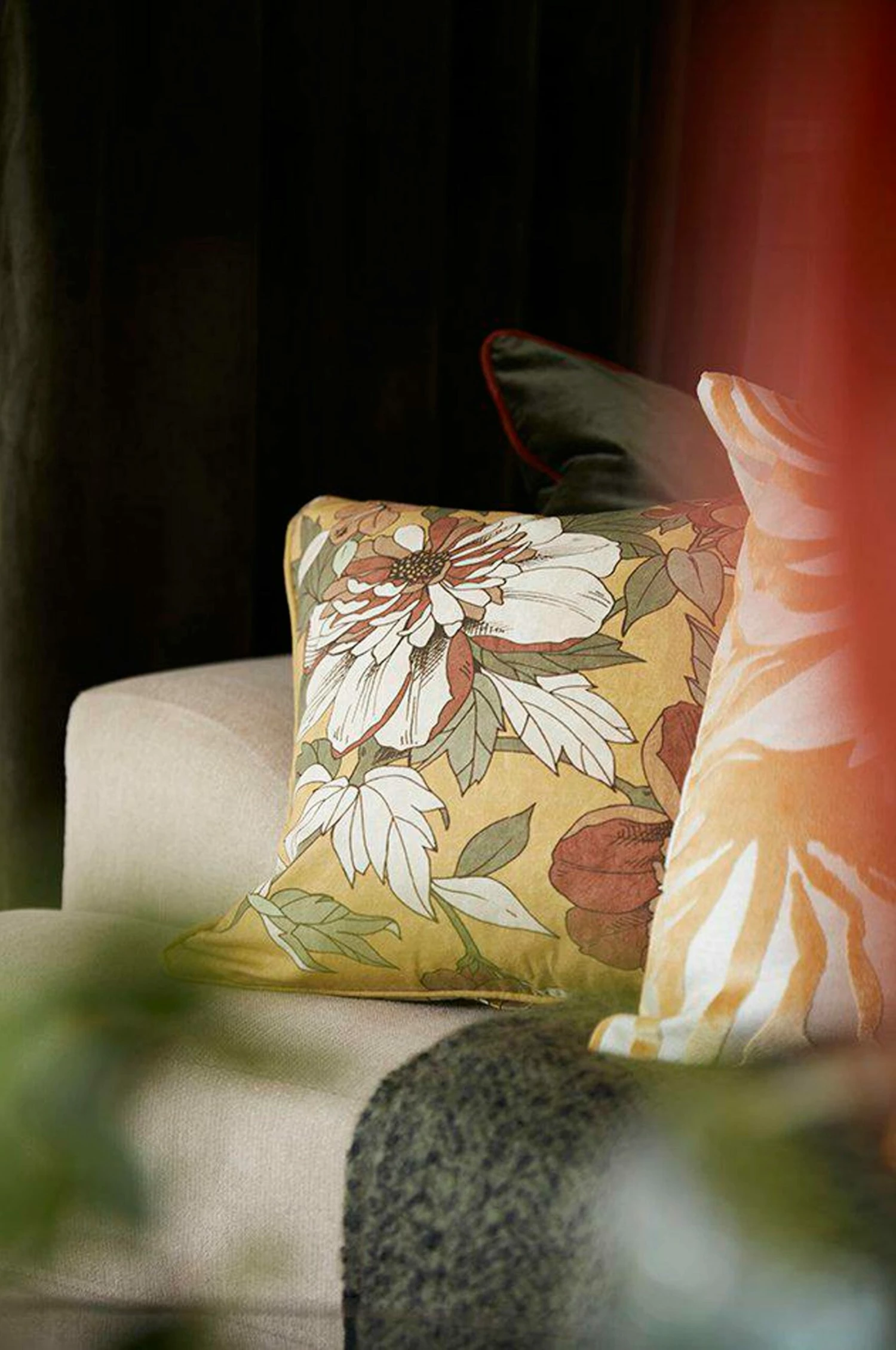 Textilier Svanefors Kuddfodral Gloria, 45x45 Cm 3 Textilier Svanefors Kuddfodral Gloria, 45x45 Cm