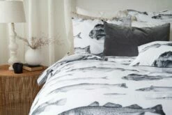 Textilier Borganäs Of Sweden 2-Dels Set Havsfiskar