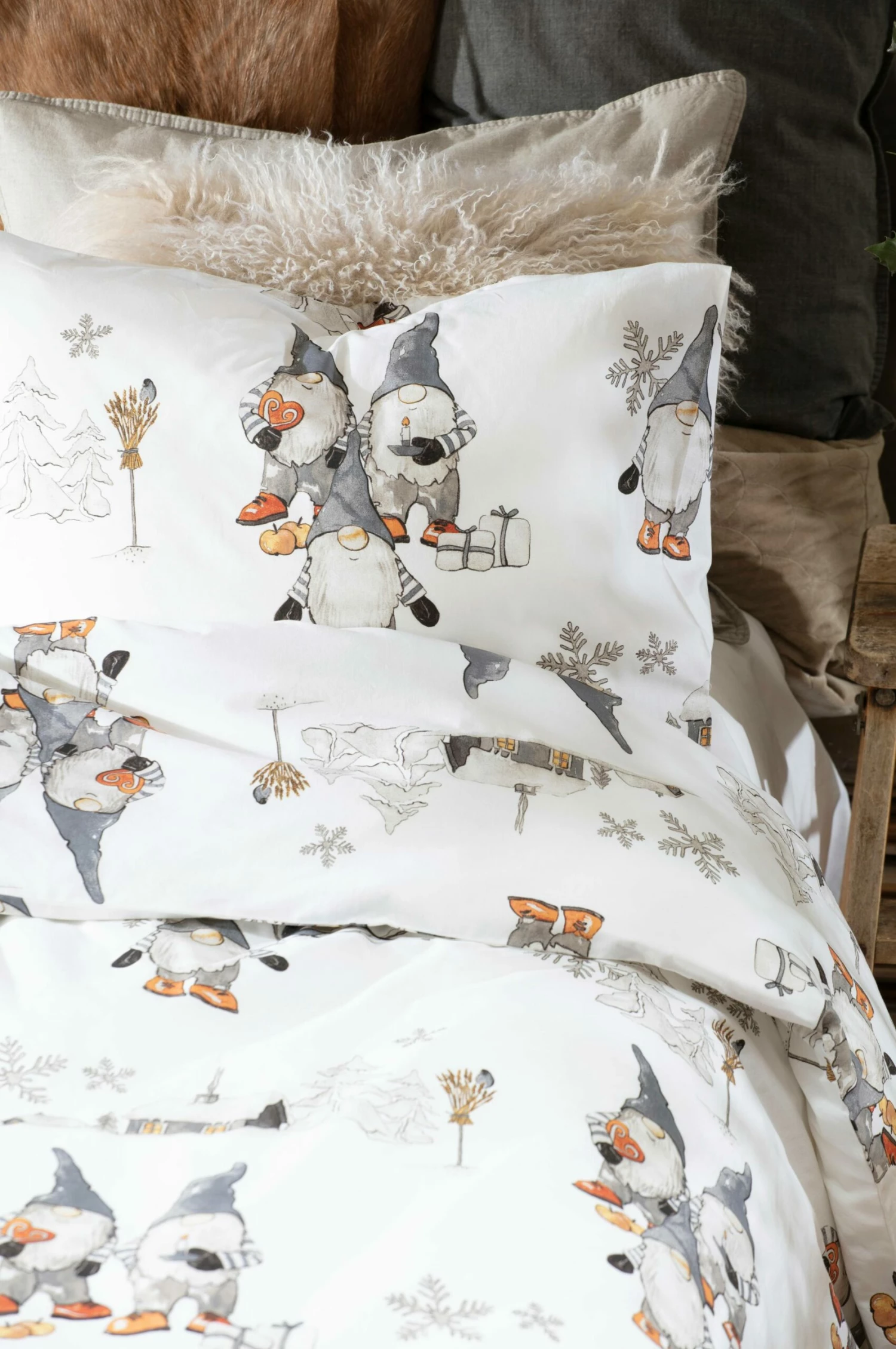 Textilier Borganäs Of Sweden 2-Dels Set Frosty Christmas 3 Textilier Borganäs Of Sweden 2-Dels Set Frosty Christmas